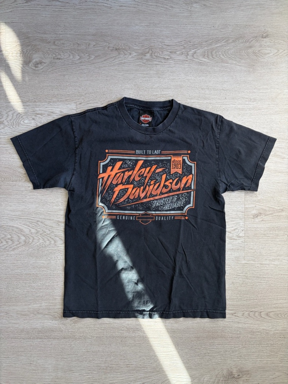 Harley-Davidson Men's Black Logo Graphic T-Shirt 2015